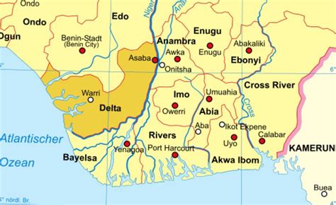 Delta Del Níger La Guía De Geografía