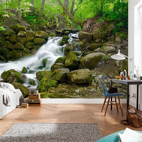 Wall Mural Waterfall In The Forest