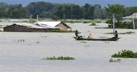 Assam Floods 4 More Killed To Flood In Assam Death Toll Climbs To 93