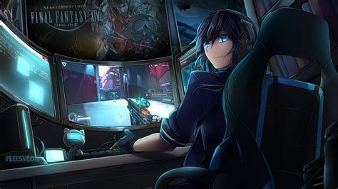 2560x1440 Anime Gaming Boy 1440p Resolution Hd 4k Wallpapers Images Backgrounds Photos And