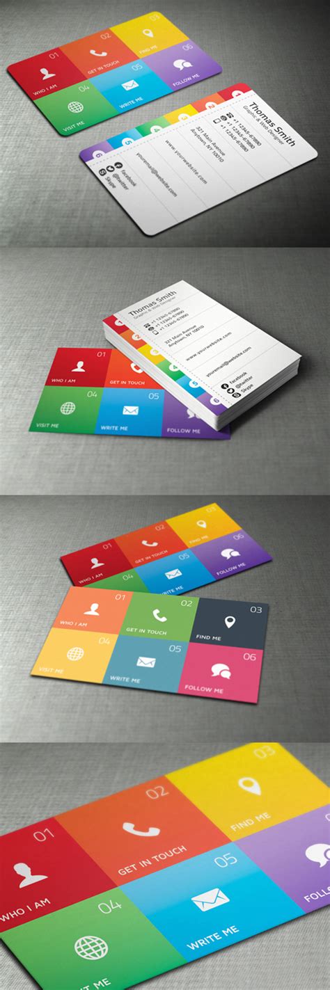Modern And Unique Business Cards Design Design Graphic