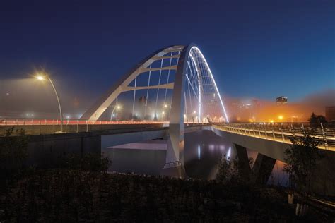 Walterdale Bridge by DIALOG using infrastructure for placemaking ...