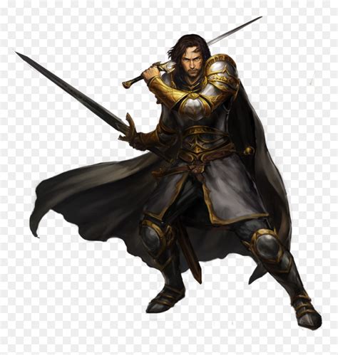 Dnd Dual Wielding Fighter Hd Png Download Vhv