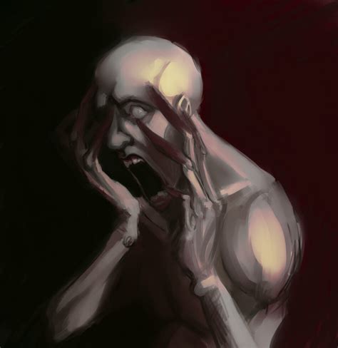 He will begin chasing the player down to kill them as punishment. SCP 096 by BrownieBazooka on Newgrounds