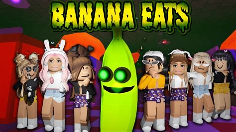 A Hungry Banana Was After Us 🍌 Roblox Banana Eats Youtube