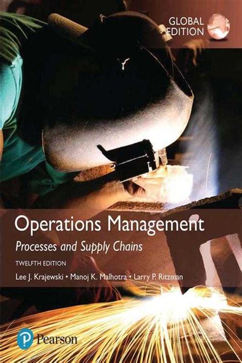 Pdf Operations Management Processes And Supply Chains Global