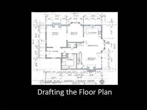Basic Drafting Week 10 Powerpoint Drafting The House Floor Plan