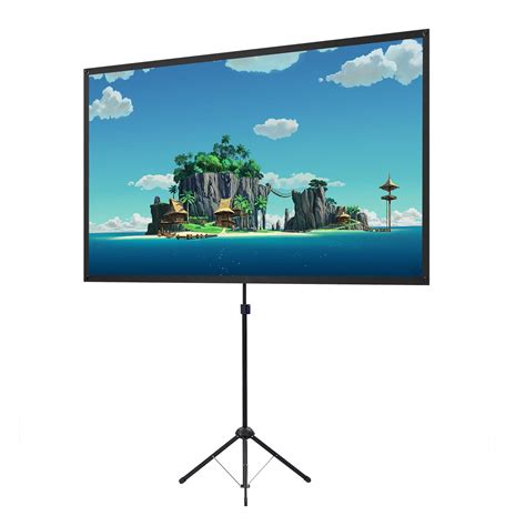 Buy Projector Screen With Stand Outdoor Projector Screen 100 Inch 169