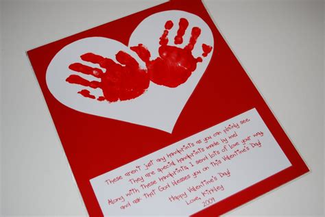 Heartwarming Valentines Day Handprint Craft