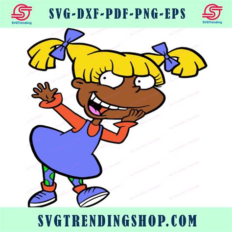 Angelica Pickles Rugrats Svg 2 Svg Cricut Dxf Instant Download Silhouette Cut File