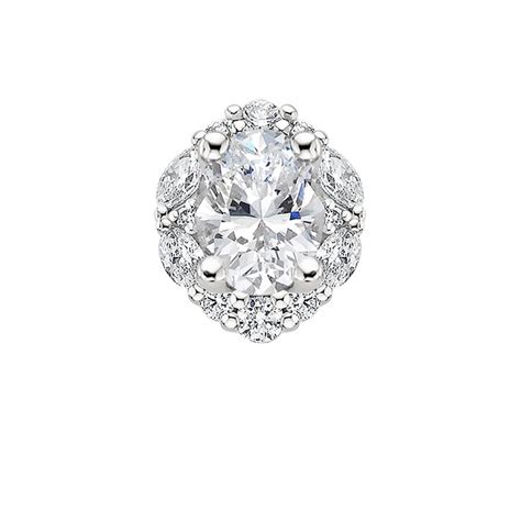 18k white gold noblesse diamond ring diamond ring round brilliant diamond brilliant diamond
