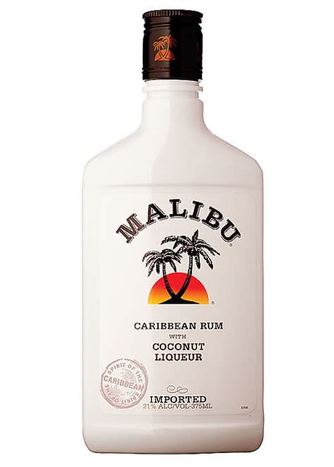 It is because it is an 80 proof. Malibu Coconut Rum 375ML - Liquor Barn