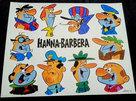 Patrick Owsley Cartoon Art And More Hanna Barbera Tv Men In Color