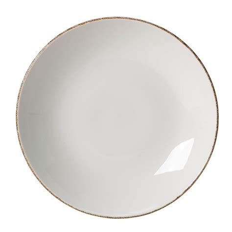 Steelite Brown Dapple Coupe Plates 300mm Vv751 Next Day Catering