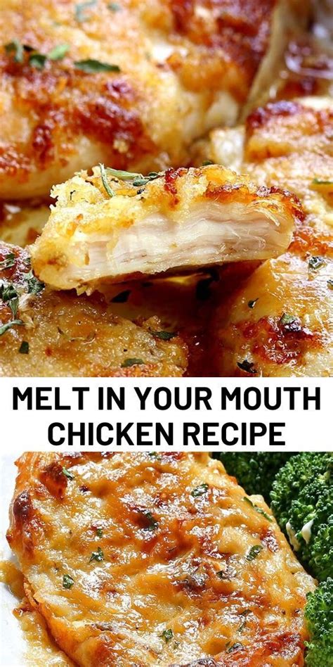 This recipe can easily be doubled. Melt In Your Mouth Chicken Recipe
