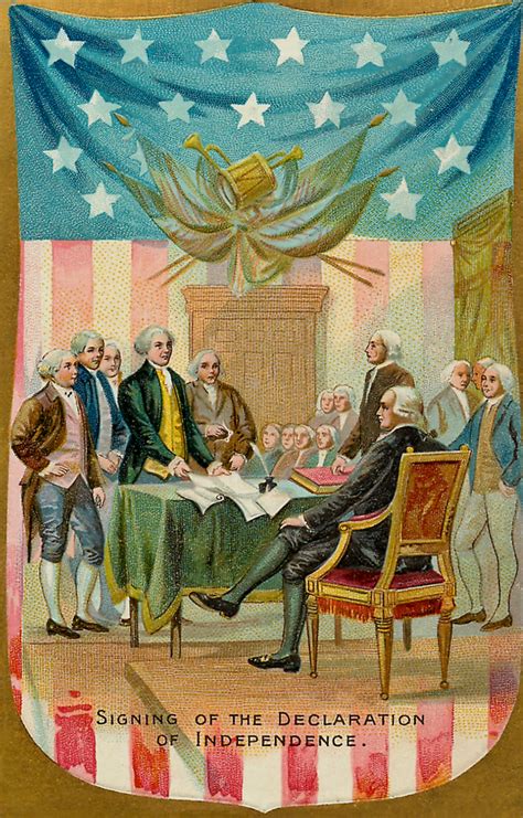Original bill of rights 23 x 29. Signing the Declaration of Independence | Free Vintage Art