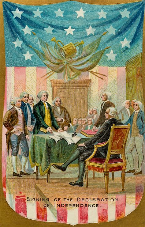 The united states declaration of independence (formally the unanimous declaration of the thirteen united states of america) is the pronouncement adopted by the second continental congress. Signing the Declaration of Independence | Free Vintage Art