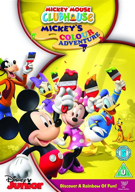 Mmch Mickeys Colour Adventure Dvd Reino Unido Amazones Mickey