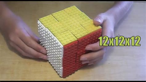 Lego Rubiks Cube 3x3x3 12x12x12 Youtube