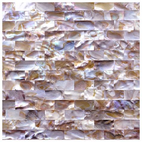 Natural Mother Of Pearl Oyster Shell Mosaic Tile 12 X 12