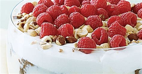 Raspberry Hazelnut Trifle