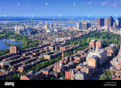 Boston Common Aerial View Hi Res Stock Photography And Images Alamy