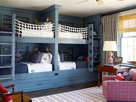 You can make the space under the top bunk as a personal area. Inspiring Bunk Bed Room Ideas | iDesignArch | Interior ...