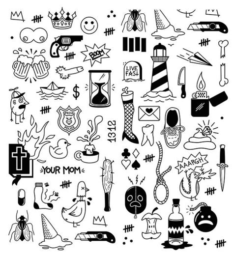 Pequeños dibujos en tibta Pequeños diseños de tatuajes, Manos dibujo