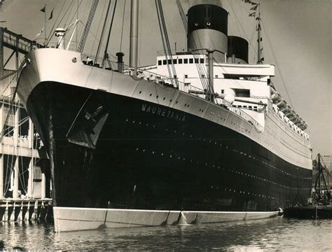 Cunard Line Mauretania 1939 Via Todd Neitring Cruise Liner Rms