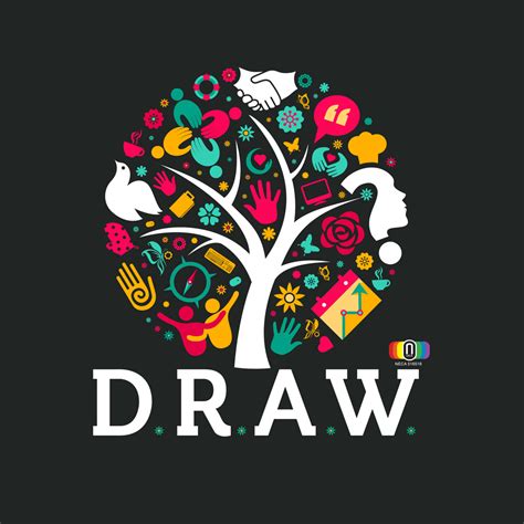 Draw Logo Dark Bkg 1000px Web Design Newcastle Digital Design Agency