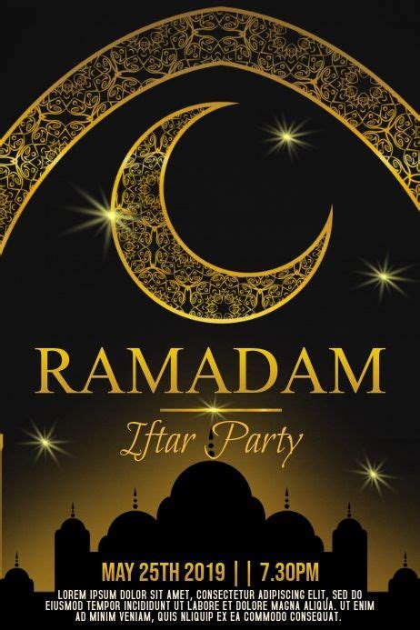 Pin On Ramadan Poster Templates