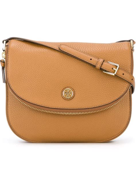 Tory burch purses, tory burch crossbody bag, tory burch satchel, tory burch handbags, tory burch black. Tory Burch 'robinson' Crossbody Bag in Natural - Lyst