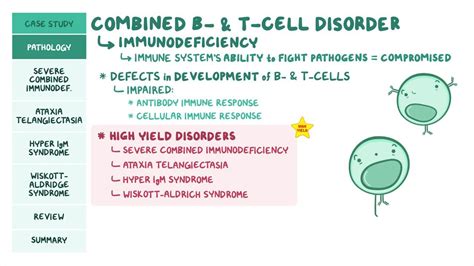 Immunodeficiencies Combined T Cell And B Cell Disorders Pathology Review Osmosis