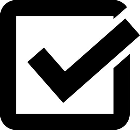 Download Check Box Icon Tick Mark Royalty Free Vector Graphic Pixabay