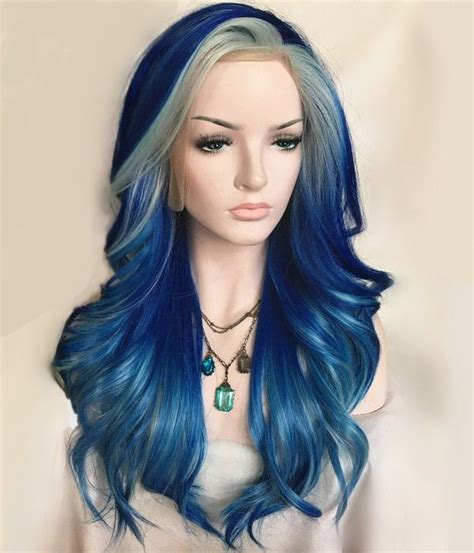 Multi Colored Blue Hair Color Blue Or Turquoisethis Electric Touch Of