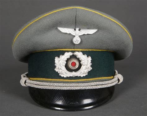 Third Reich Signals Officer Visor Cap Collectors Weekly