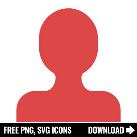 People Icon Png Red