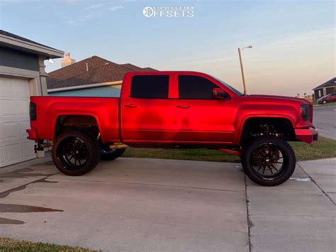 2015 Gmc Sierra 1500 With 24x14 76 Art In Motion Ma11 And 37135r24