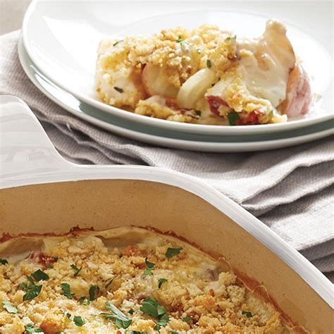 Savory Potato And Onion Gratin Recipes Pampered Chef Canada Site