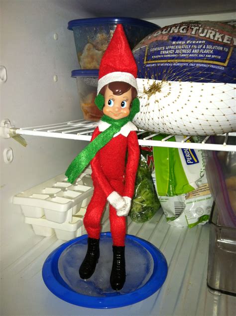 Elf On The Shelf Ice Skating In Freezer The Elf Elf On The Shelf Shelf Ideas Ice Skating