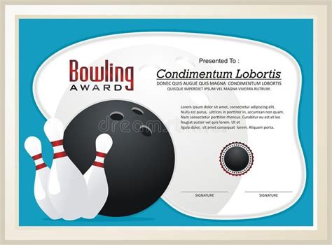 Best Bowling Certificate Template Certificate Templates Funny