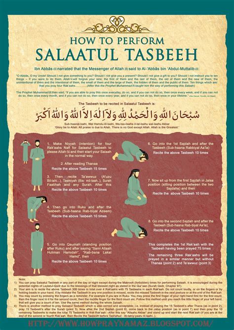 How To Pray Namaz How To Pray Tasbeeh Namaz