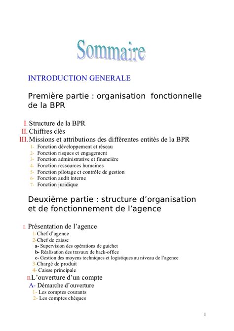 Introduction Rapport De Stage Bts Lettre 234