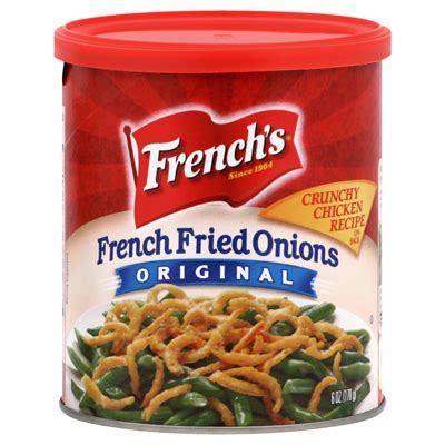 Our french onion soup is deliciously rich and easy to make at home. Rare $0.50/1 French's Fried Onions Coupon ...
