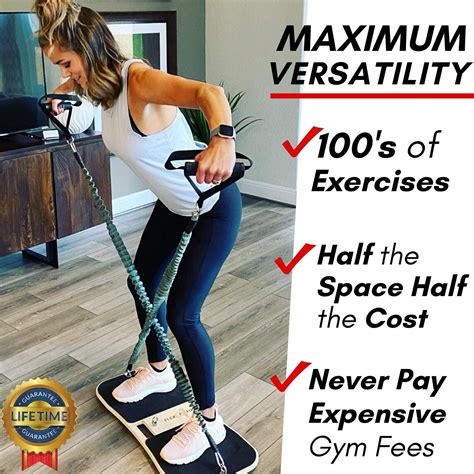 Flexfixx Portable Home Gym Workout Kit Fitness Balance Board And Full