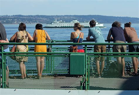Ferry Riders Passengers On The Washington State Ferry Spok Flickr