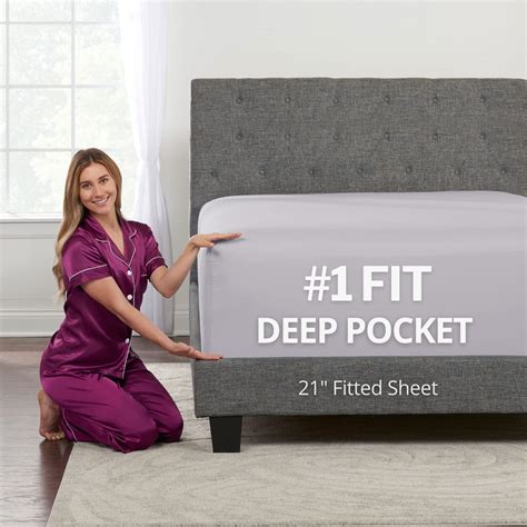 Queen Fitted Sheet Only Deeppocket Extra Deep Pocket