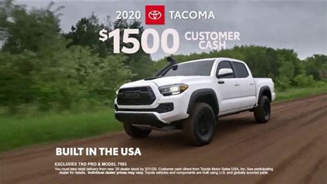 2020 Toyota Tacoma Tv Commercial Usa Road Trip Main Street Ft