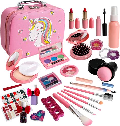 Kids Makeup Kit For Girl Real Washable Makeup Set For Kids Toddler