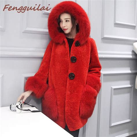 New Winter Thick Warm Faux Fur Coat Women Plus Size Hooded Long Sleeve Faux Fur Jacket Luxury